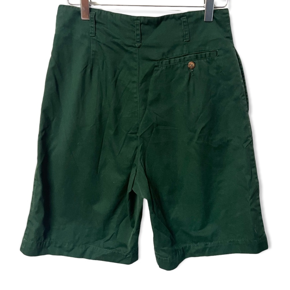 Esprit vintage evergreen pleated high waisted walking shorts #27B - Picture 2 of 3